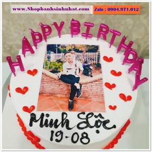 Bánh Sinh Nhật In Hình Ảnh - H438